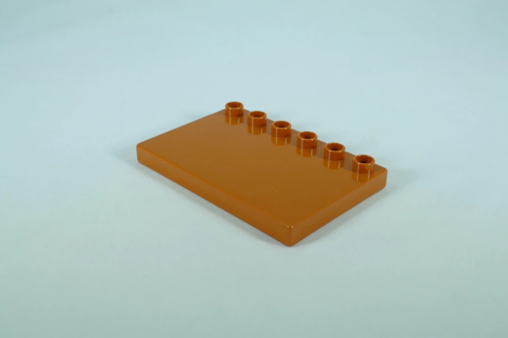 LEGO® DUPLO® deska, dlaždice 4x6 - tmavě oranžová