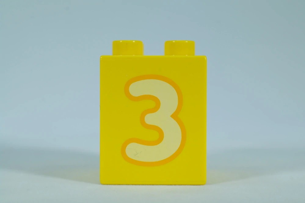 LEGO® DUPLO® čísla 2x2x2 žlutá - 3