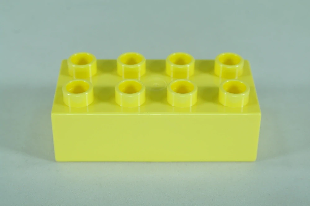 LEGO® DUPLO® kostka/cihla 2x4 - jasně žlutá
