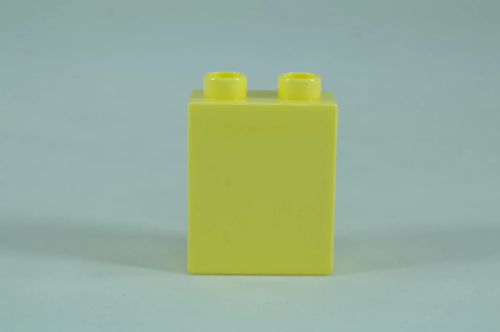 LEGO® DUPLO® kostka/cihla 1x2x2 jasně světle žlutá