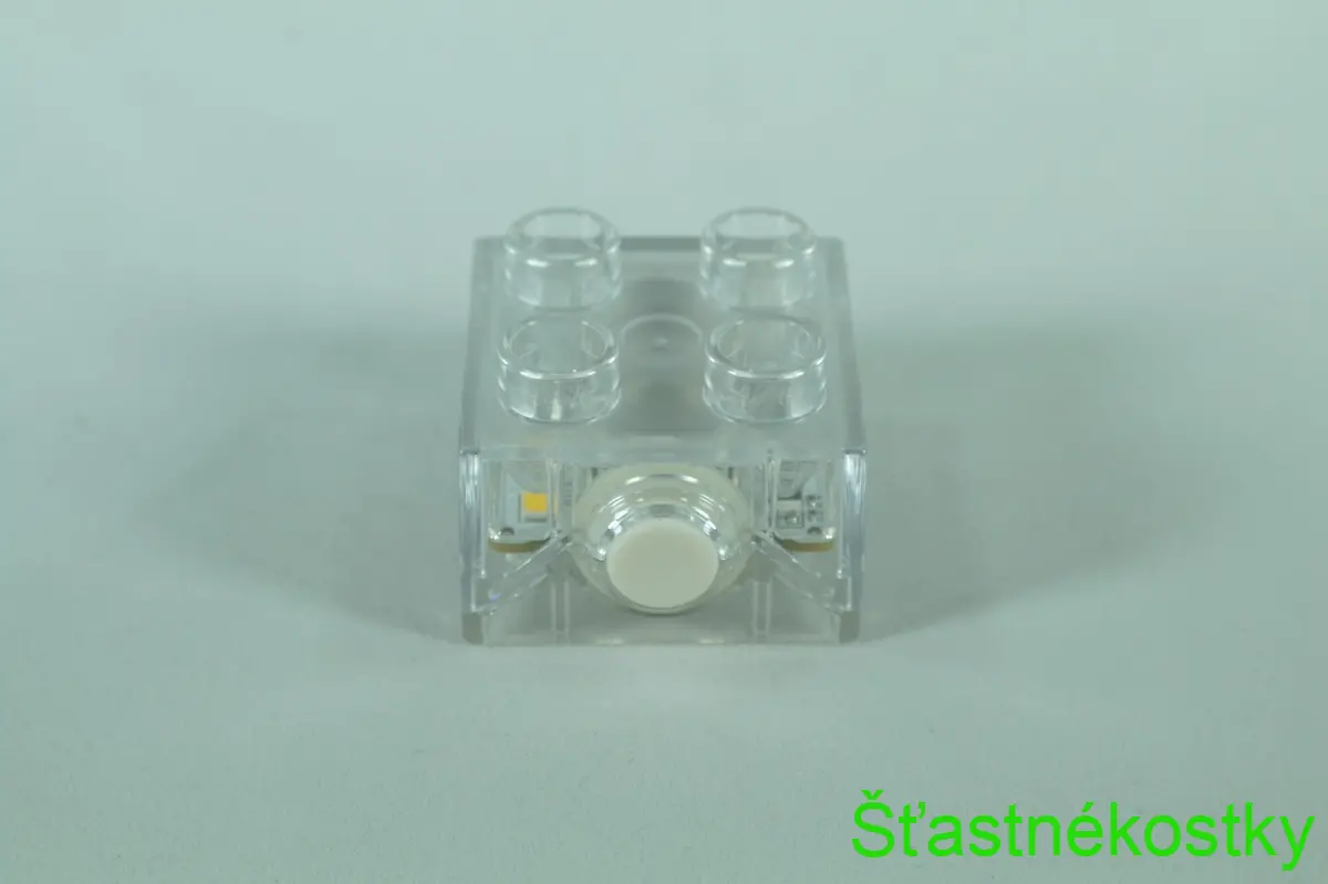 LEGO® DUPLO® kostka/cihla 2x2, barevná svítící kostka