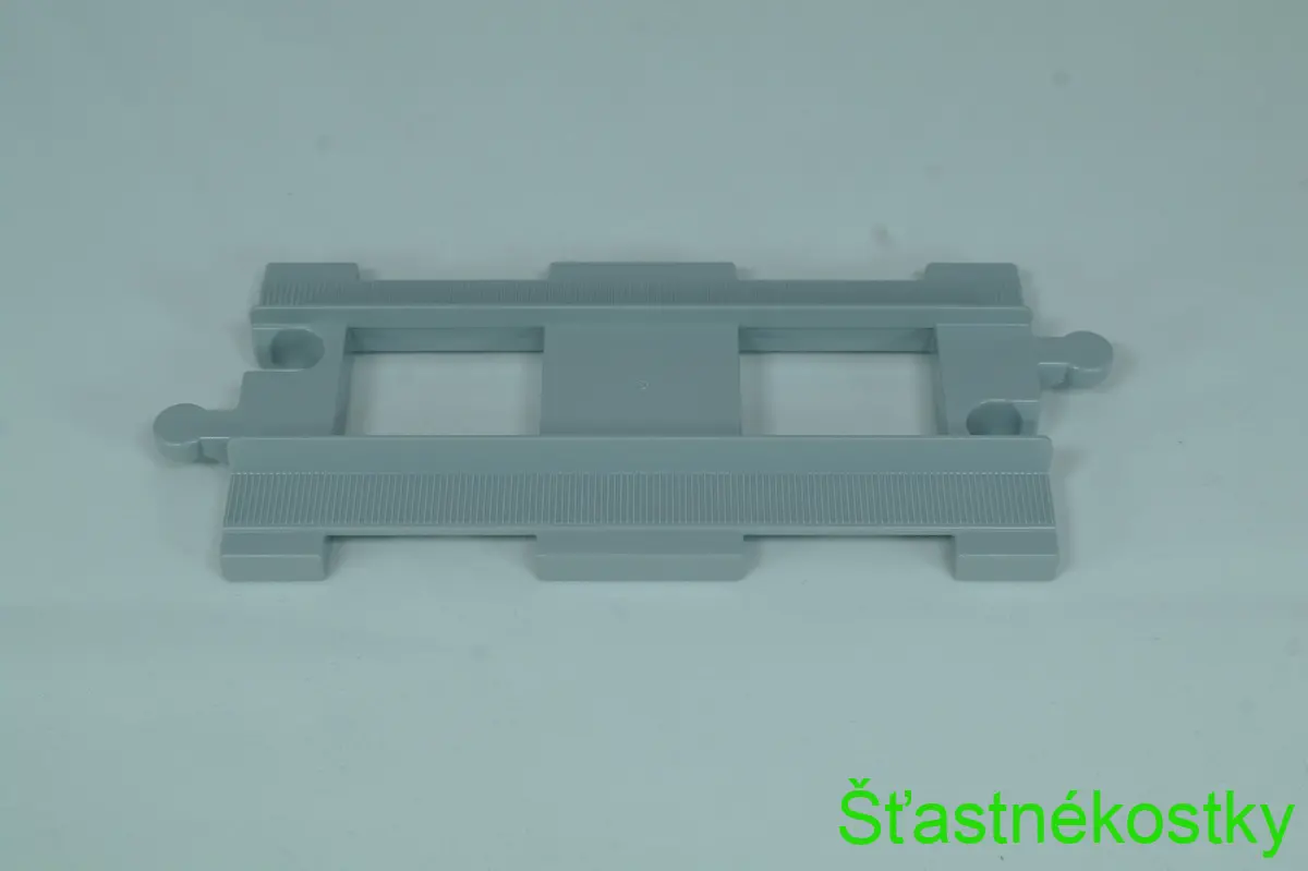 LEGO® DUPLO® kolej rovná - světle modravě šedá
