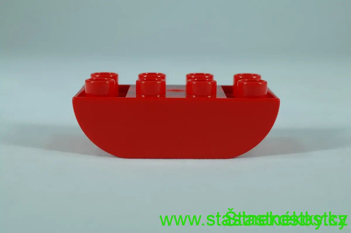 LEGO® DUPLO® cihla 2x4 sklon zakřivený obrácený dvojitý