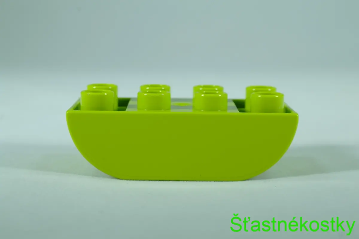 LEGO® DUPLO® cihla 2x4 sklon zakřivený obrácený dvojitý