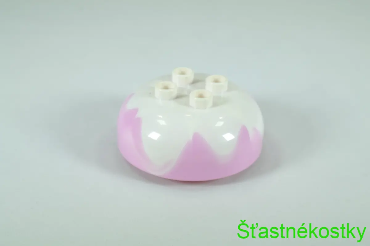 LEGO® DUPLO® kopeček zmrzliny růžový, s bílou polevou