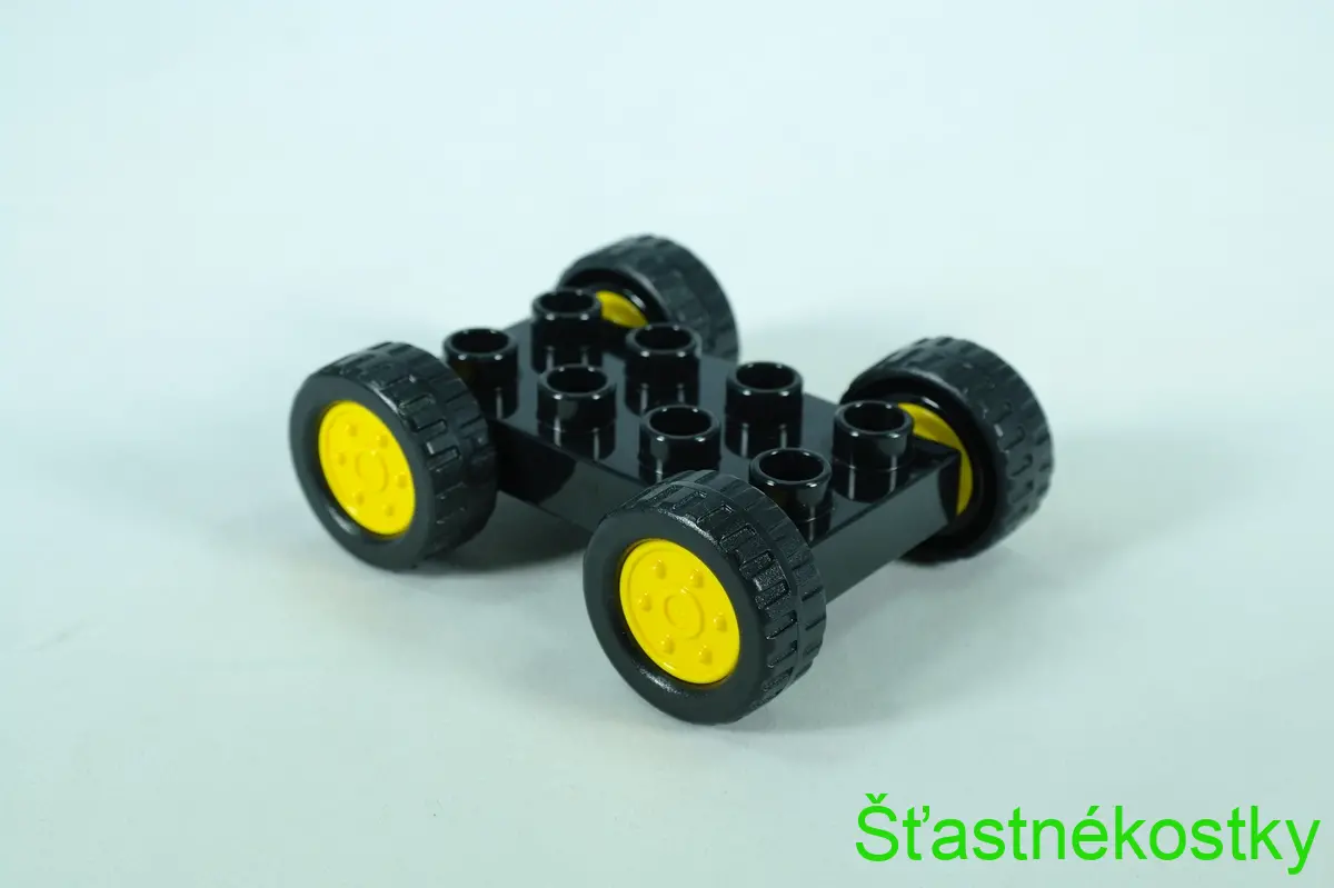 LEGO® DUPLO® základ vozu 2x4 se žlutými koly