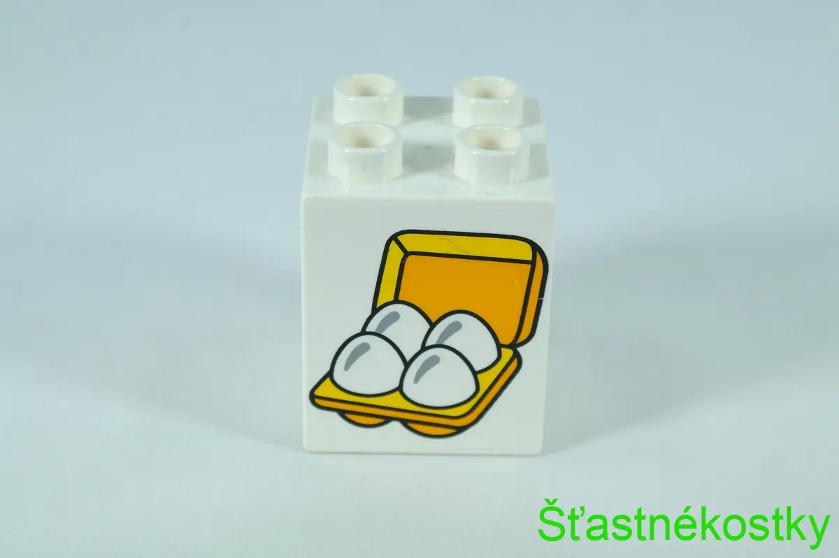 LEGO® DUPLO® cihla 2x2x2 se vzorem vajec