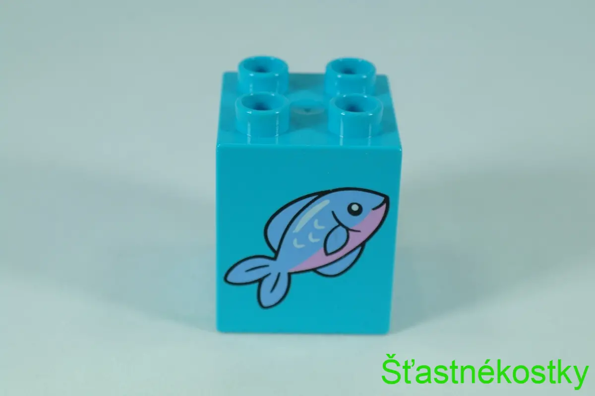 LEGO® DUPLO® cihla 2x2x2 se vzorem ryby