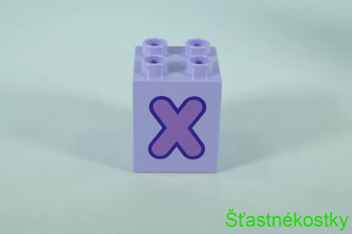 LEGO® DUPLO® písmena 2x2x2 - X