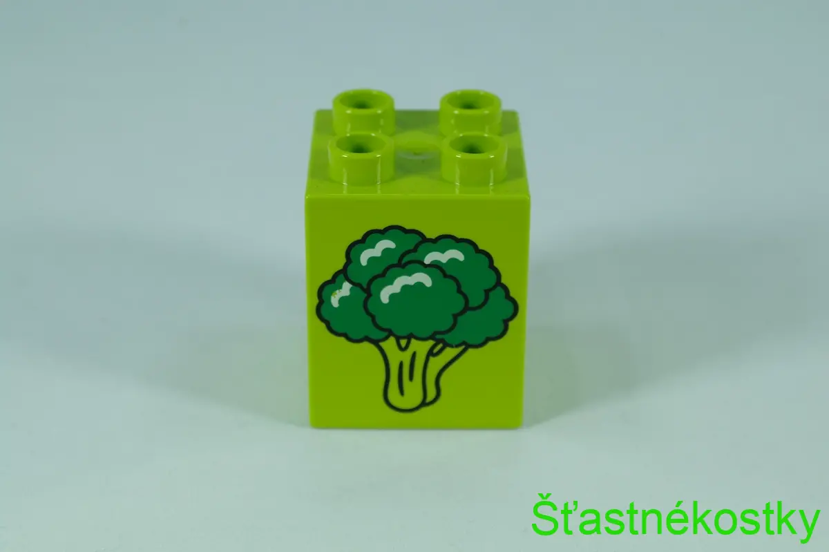 LEGO® DUPLO® cihla 2x2x2 se vzorem brokolice