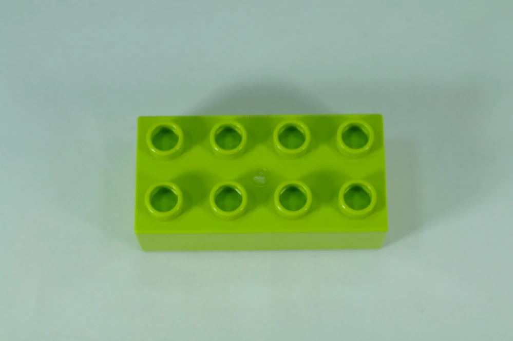 LEGO® DUPLO® kostka/cihla 2x4 - limetka
