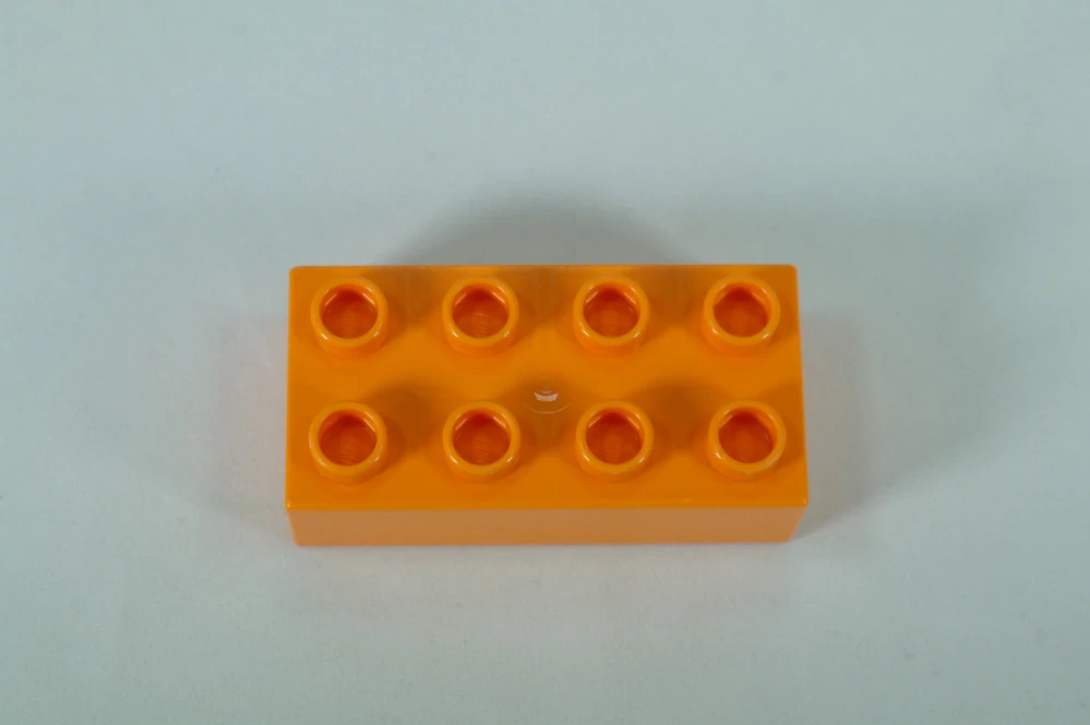 LEGO® DUPLO® kostka/cihla 2x4 - oranžová