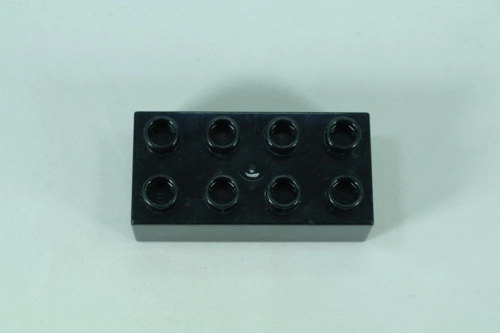 LEGO® DUPLO® kostka/cihla 2x4 - černá