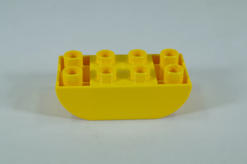 LEGO® DUPLO® cihla 2x4 sklon zakřivený obrácený dvojitý