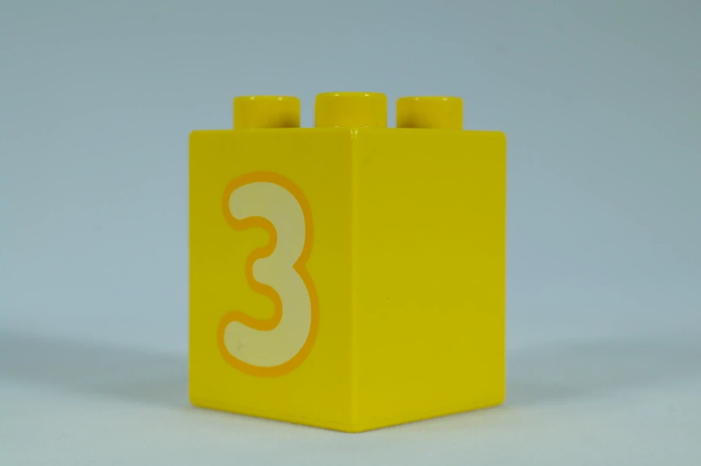 LEGO® DUPLO® čísla 2x2x2 žlutá - 3