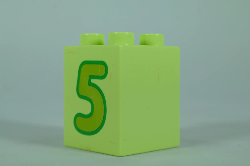 LEGO® DUPLO® čísla 2x2x2 jasně žlutá - 4