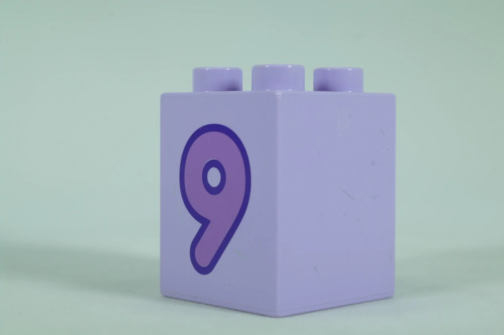 LEGO® DUPLO® čísla 2x2x2 levandulová - 9