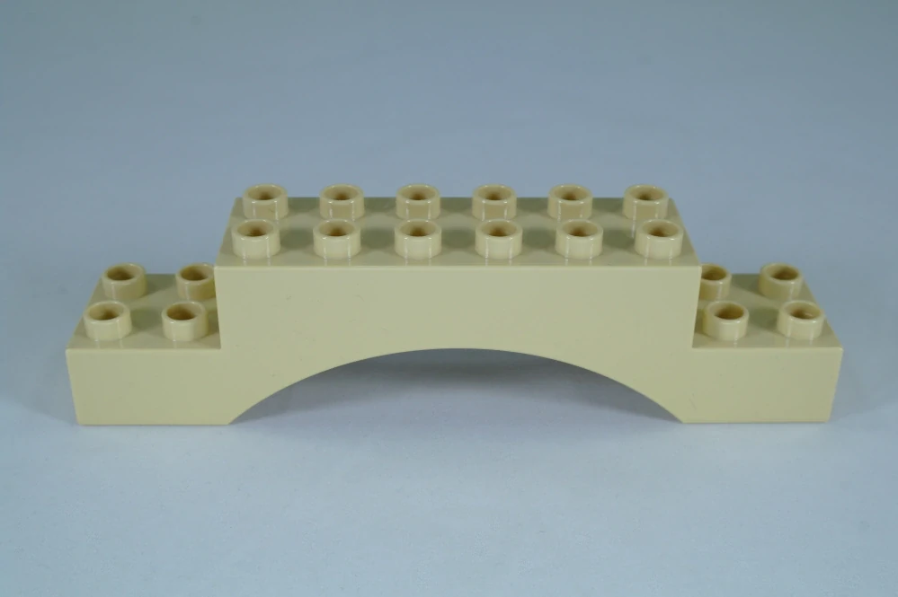 LEGO® DUPLO® cihla 2x10x2 oblouk - tan/opálení