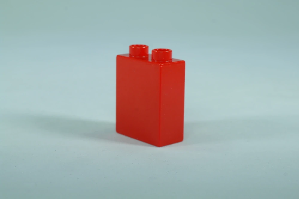 LEGO® DUPLO® kostka/cihla 1x2x2 červená 