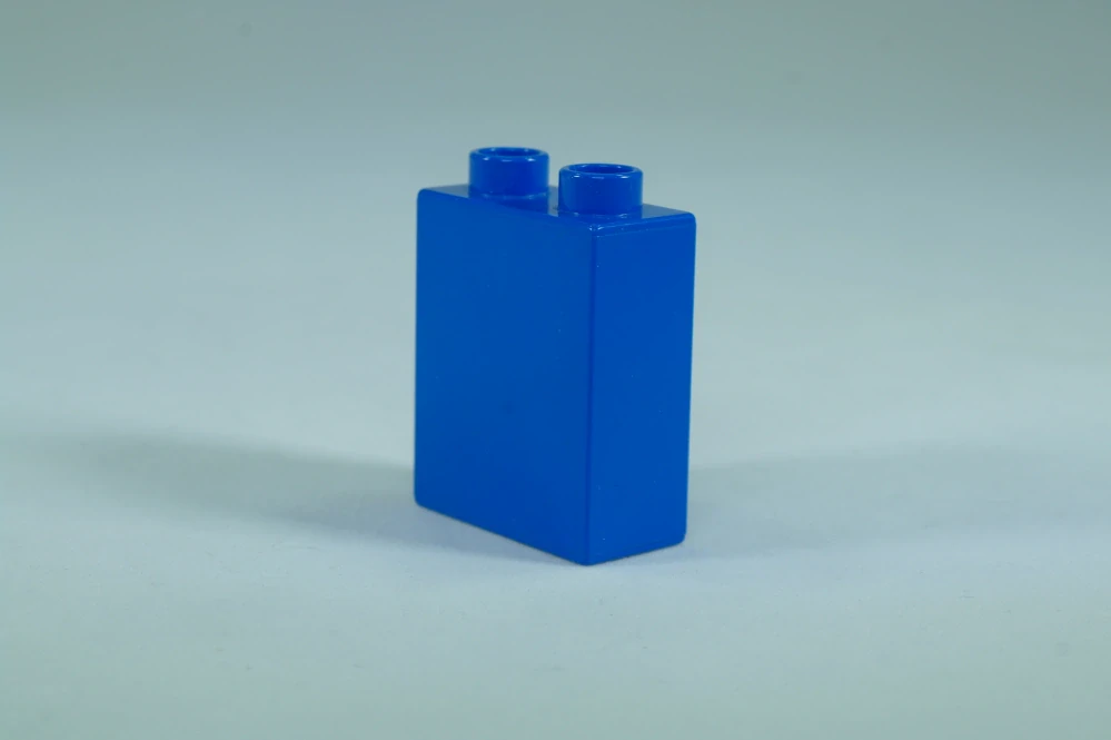 LEGO® DUPLO® kostka/cihla 1x2x2 modrá