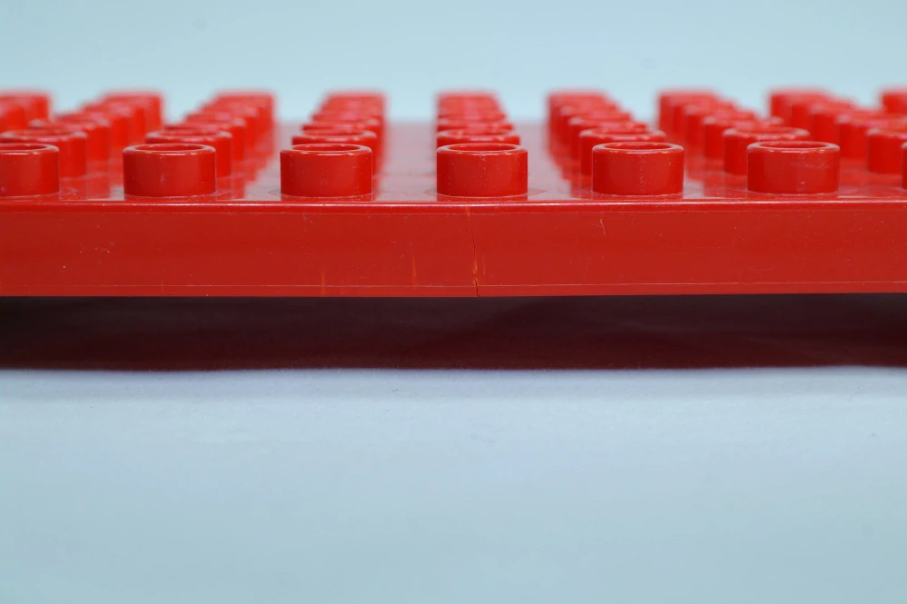 LEGO® DUPLO® deska 6x12 - červená POŠKOZENÁ