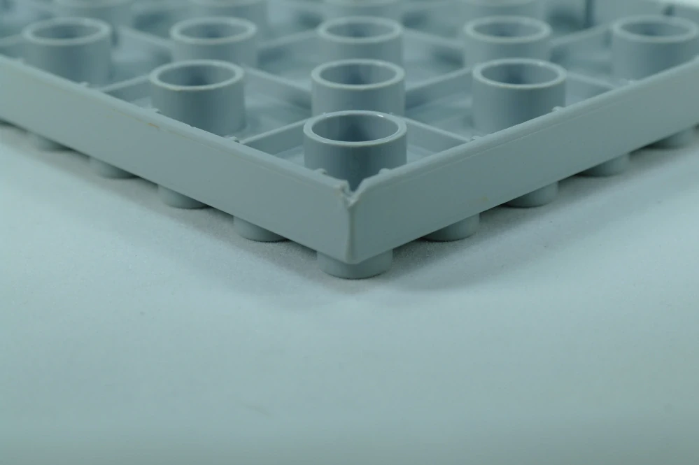 LEGO® DUPLO® deska 6x12 - světle modrošedá POŠKOZENÁ