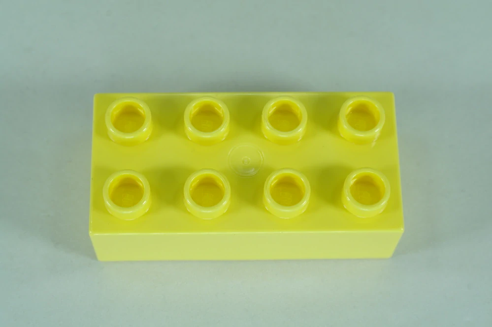 LEGO® DUPLO® kostka/cihla 2x4 - jasně žlutá
