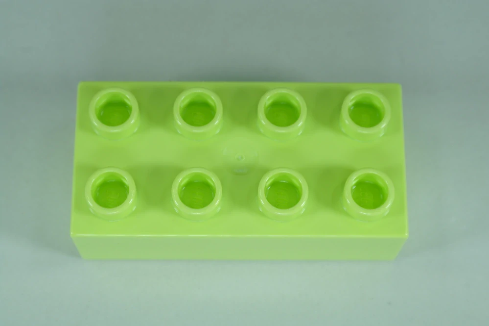 LEGO® DUPLO® kostka/cihla 2x4 - žlutozelená