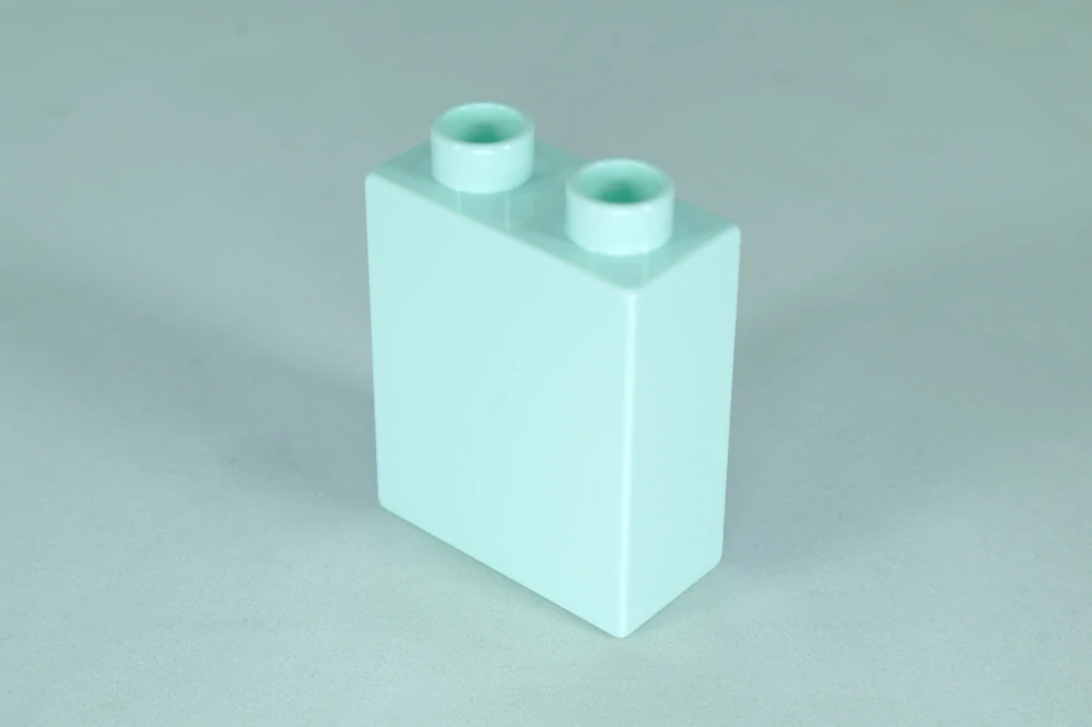 LEGO® DUPLO® kostka/cihla 1x2x2 světlá aqua