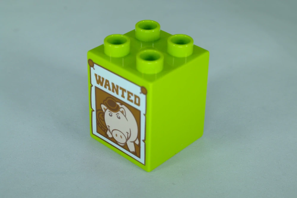 LEGO® DUPLO® cihla 2x2x2 se vzorem hledaného Hamm (Toy Story)