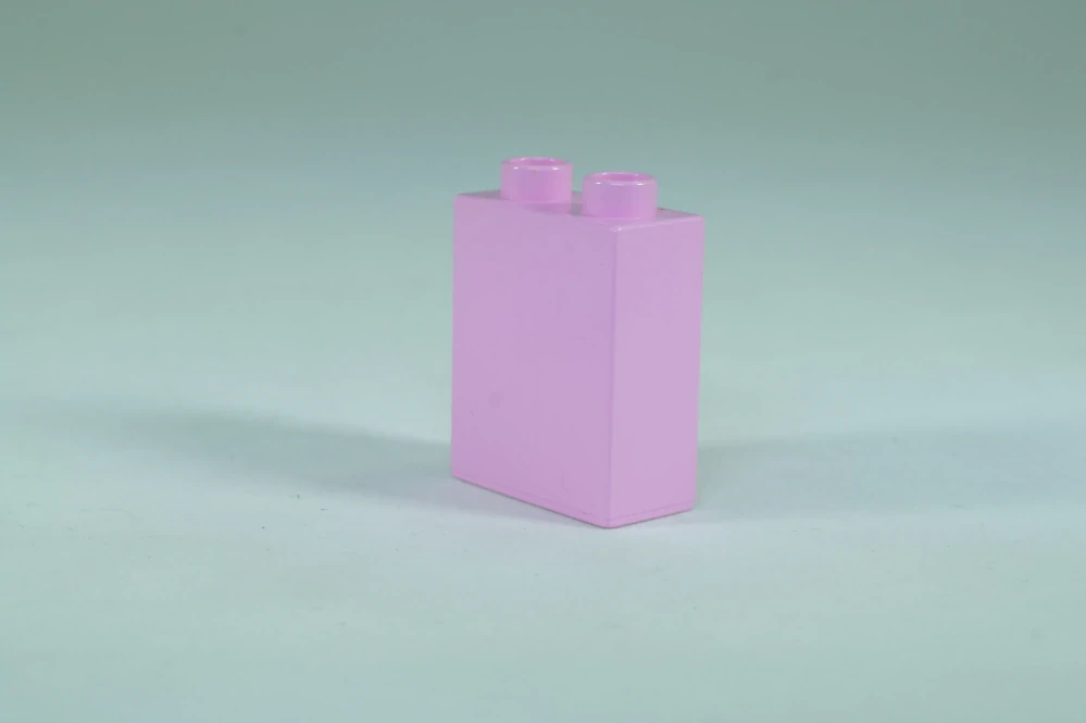 LEGO® DUPLO® kostka/cihla 1x2x2 jasně zelená