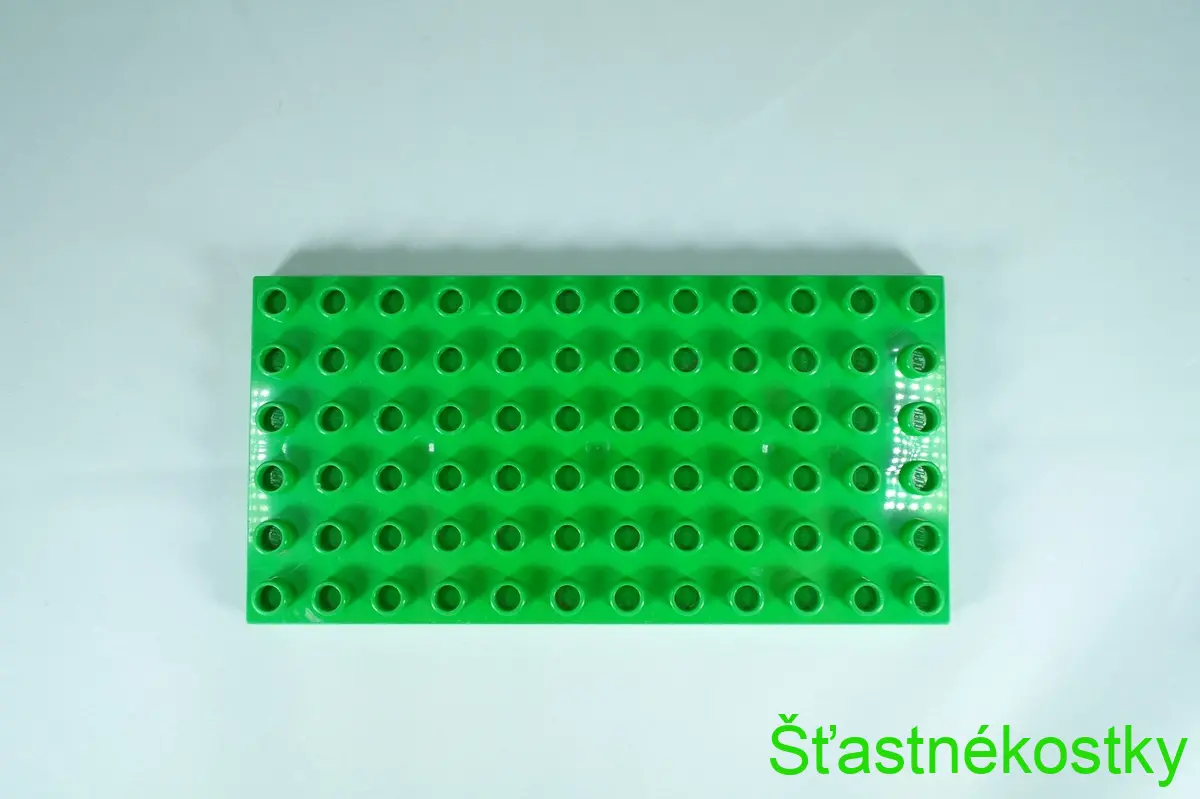 LEGO® DUPLO® deska 6x12 - jasně zelená