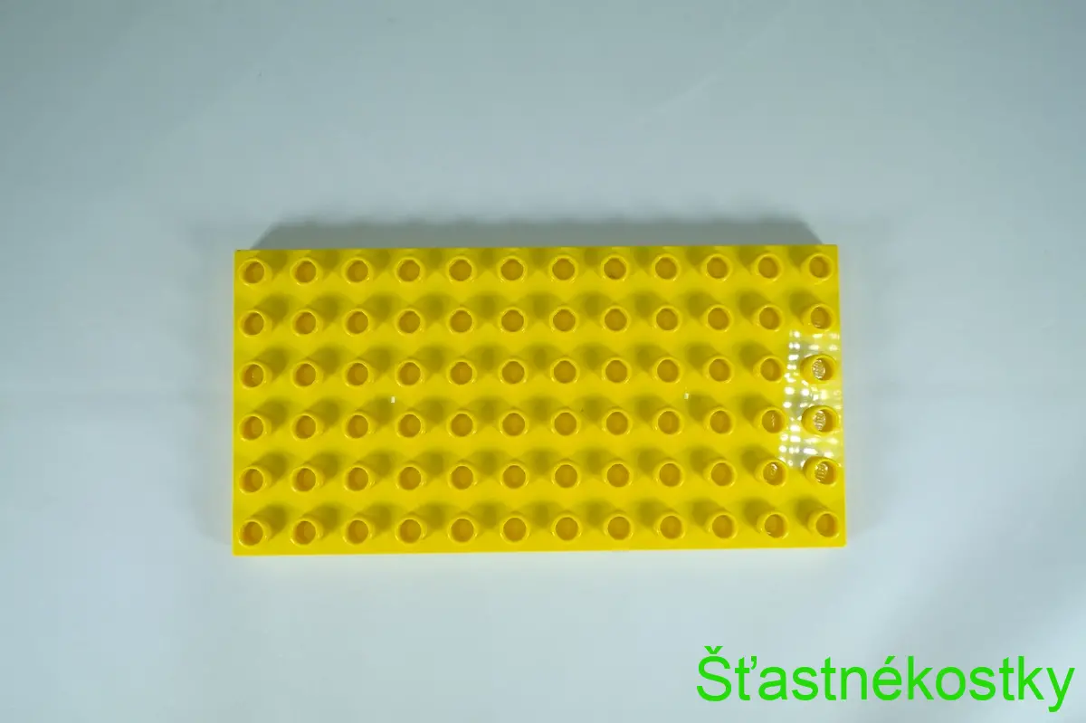 LEGO® DUPLO® deska 6x12 - žlutá