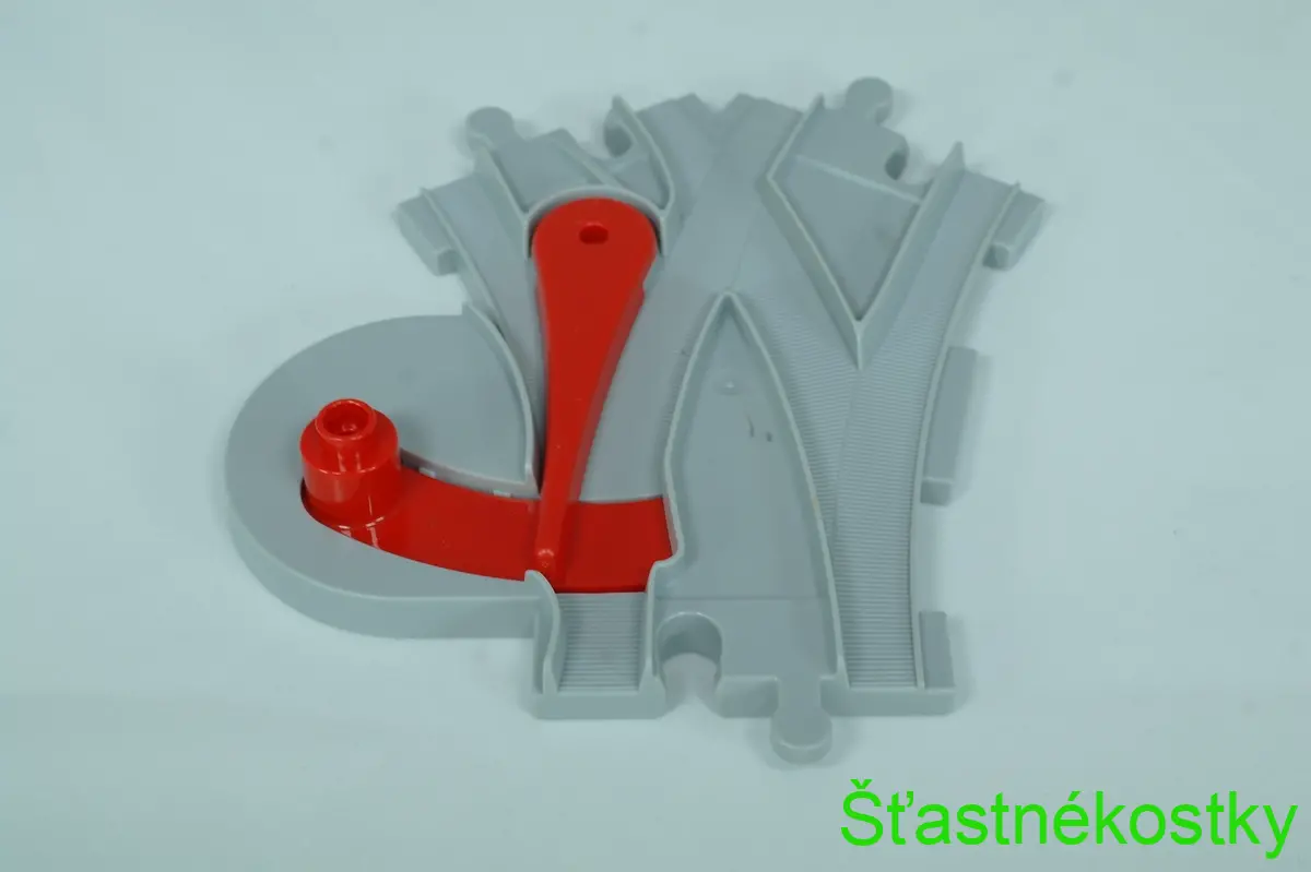 LEGO® DUPLO® výhybka - světle modravě šedá