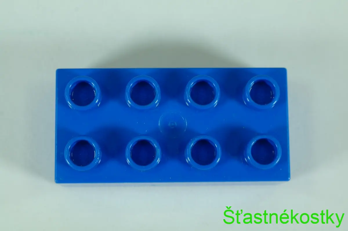 LEGO® DUPLO® kostka/cihla 2x4 - modrá