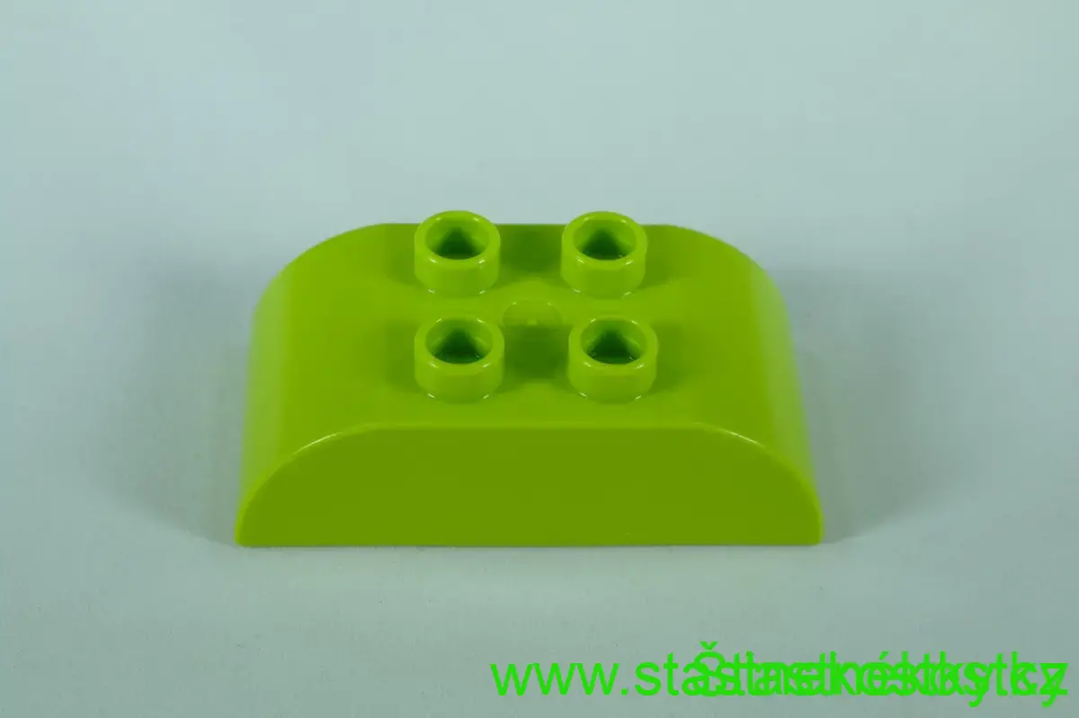 LEGO® DUPLO® cihla 2x4 sklon zakřivený dvojitý