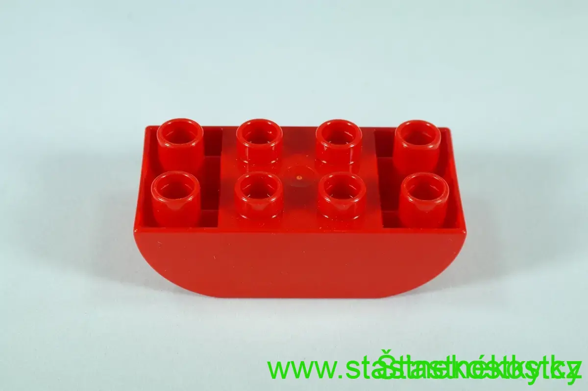 LEGO® DUPLO® cihla 2x4 sklon zakřivený obrácený dvojitý