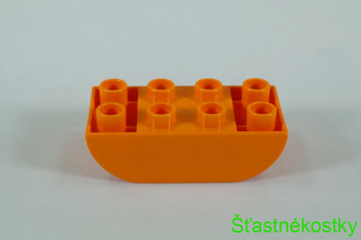 LEGO® DUPLO® cihla 2x4 sklon zakřivený obrácený dvojitý