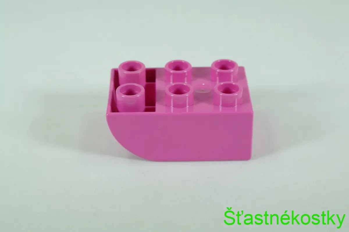 LEGO® DUPLO® cihla 2x3 se zakřivenou spodní částí