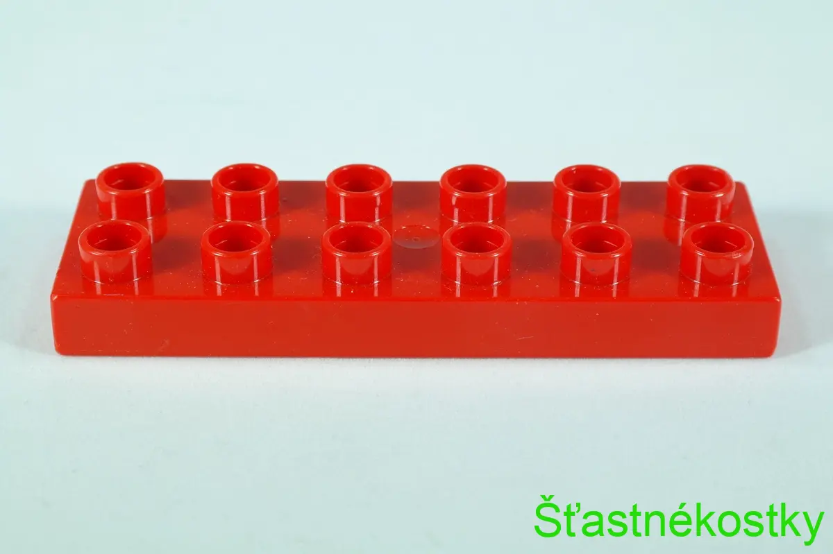 LEGO® DUPLO® kostka/deska 2x6 tenká