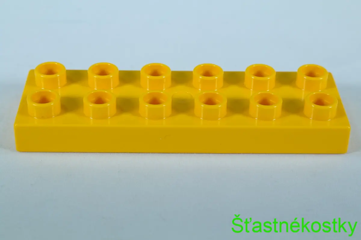 LEGO® DUPLO® kostka/deska 2x6 tenká