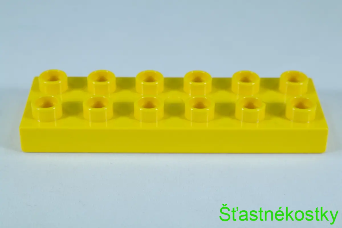 LEGO® DUPLO® kostka/deska 2x6 tenká
