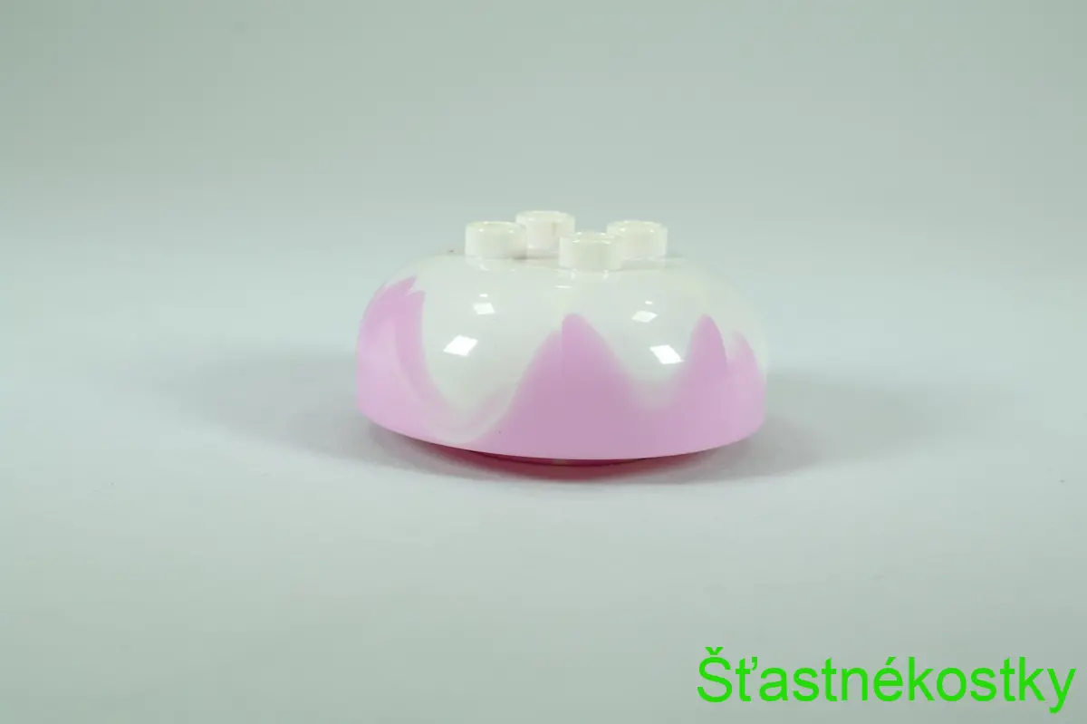 LEGO® DUPLO® kopeček zmrzliny růžový, s bílou polevou