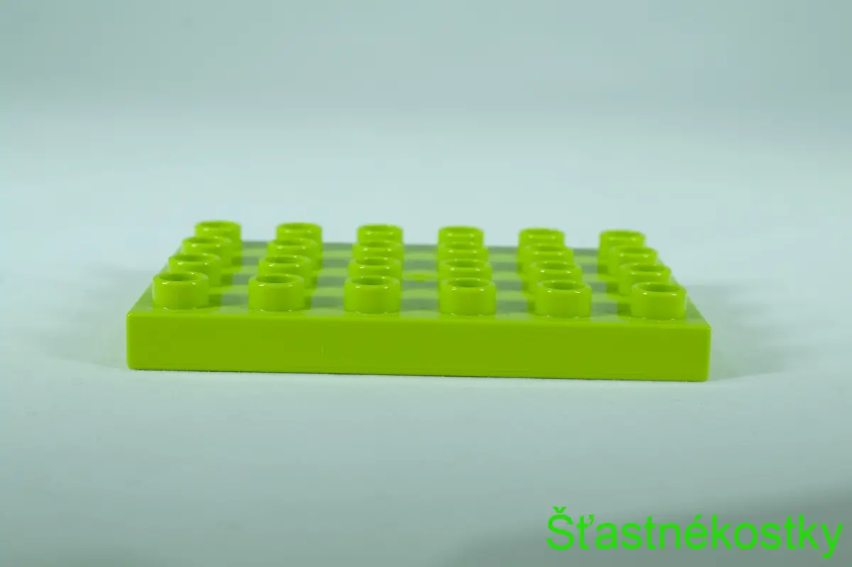 LEGO® DUPLO® deska 4x6, limetka