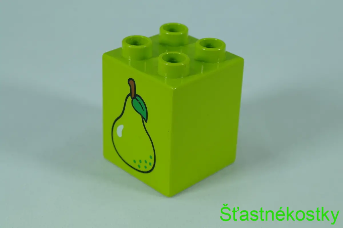 LEGO® DUPLO® cihla 2x2x2 se vzorem hrušky