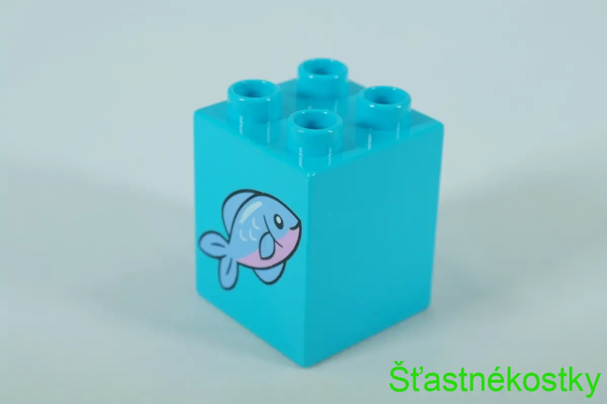 LEGO® DUPLO® cihla 2x2x2 se vzorem ryby