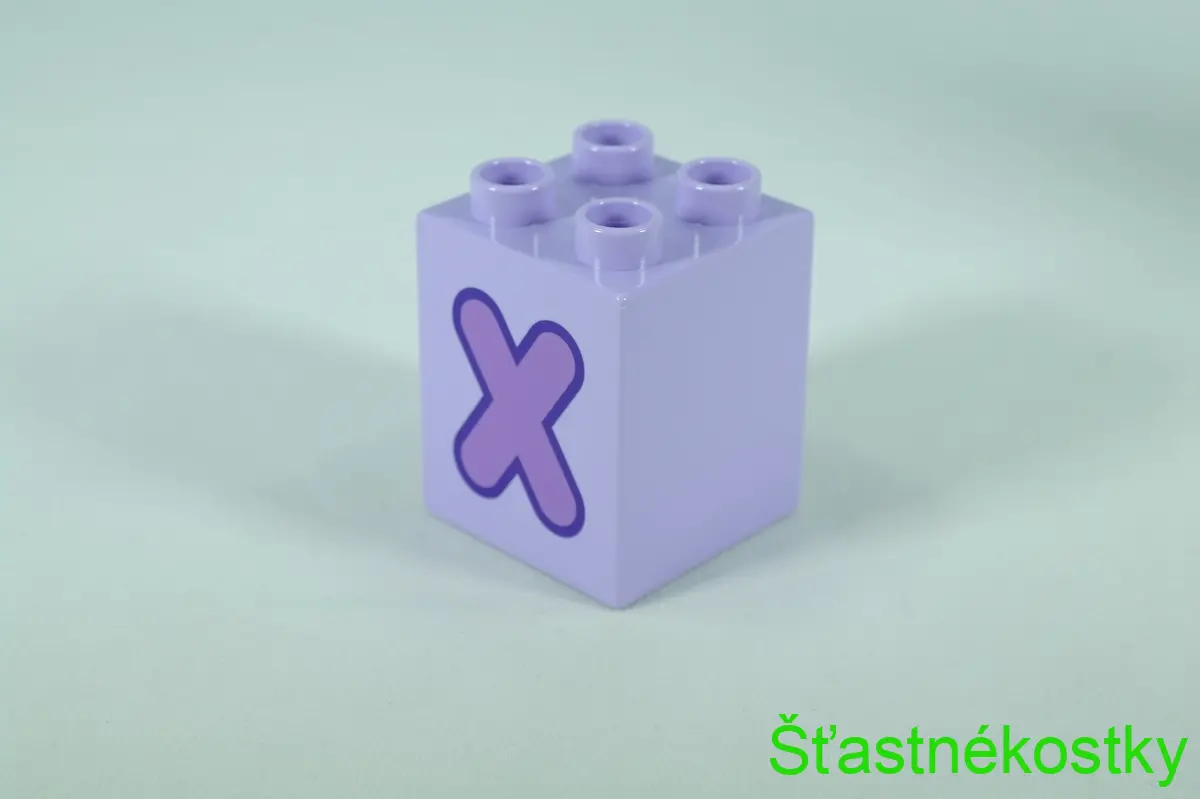 LEGO® DUPLO® písmena 2x2x2 - X