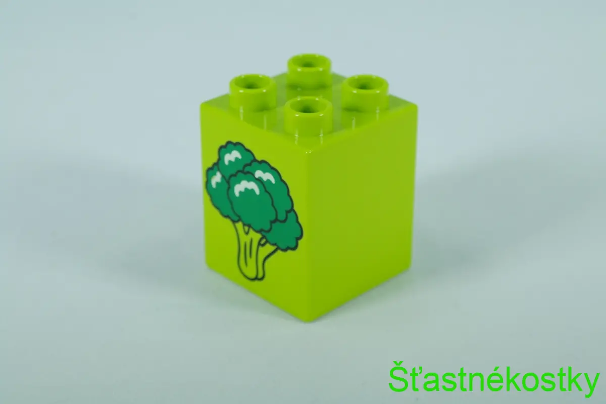 LEGO® DUPLO® cihla 2x2x2 se vzorem brokolice