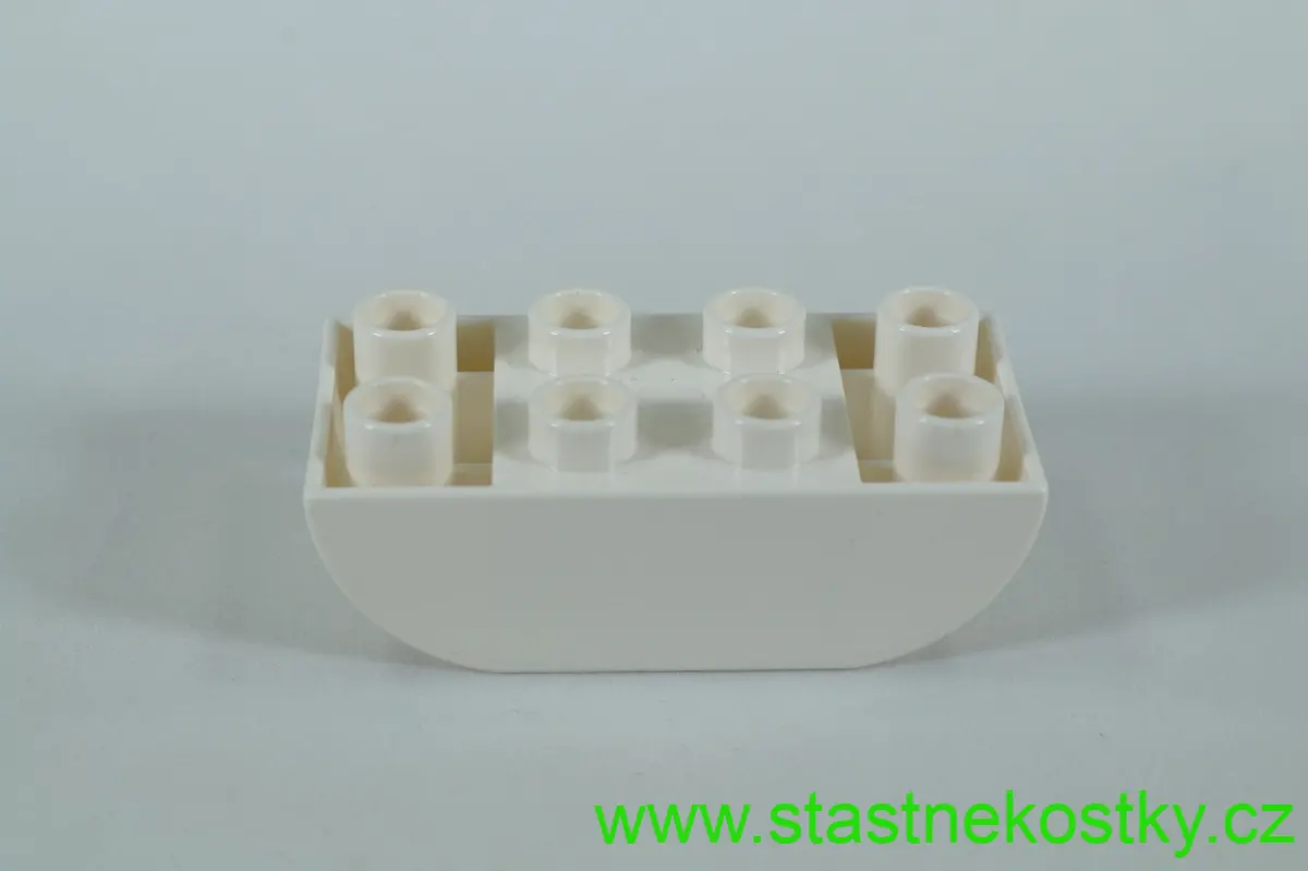LEGO® DUPLO® cihla 2x4 sklon zakřivený obrácený dvojitý