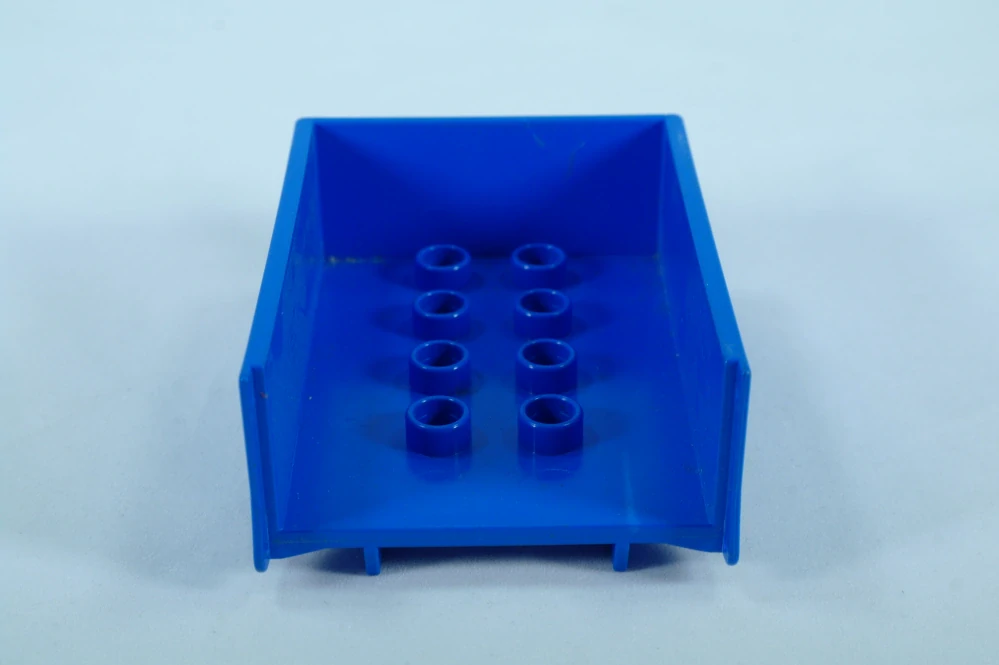 LEGO® DUPLO® korba vozu 2x4 bez zadního víka/bočnice - modrá